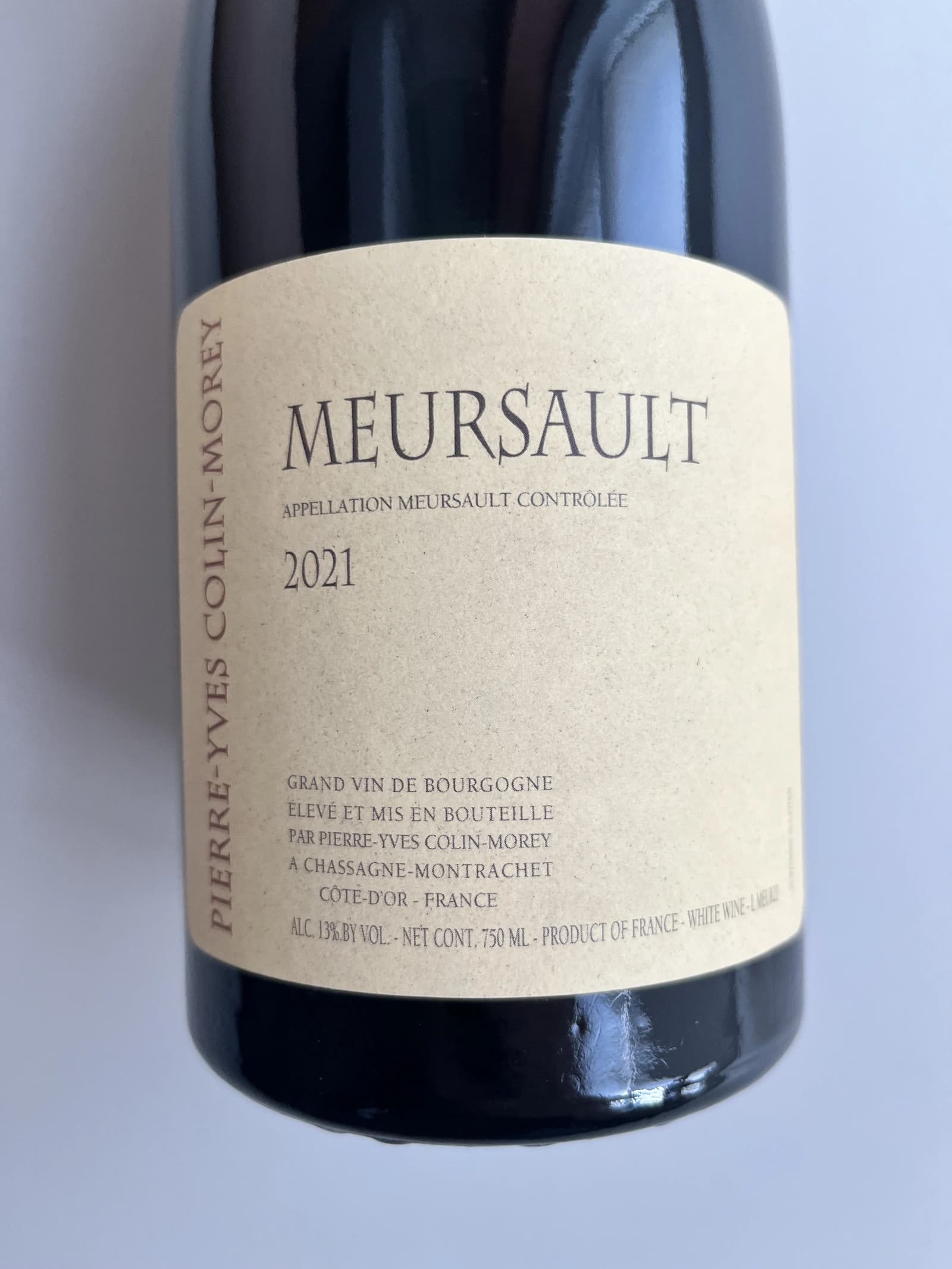 Pierre-Yves Colin-Morey Meursault 2021