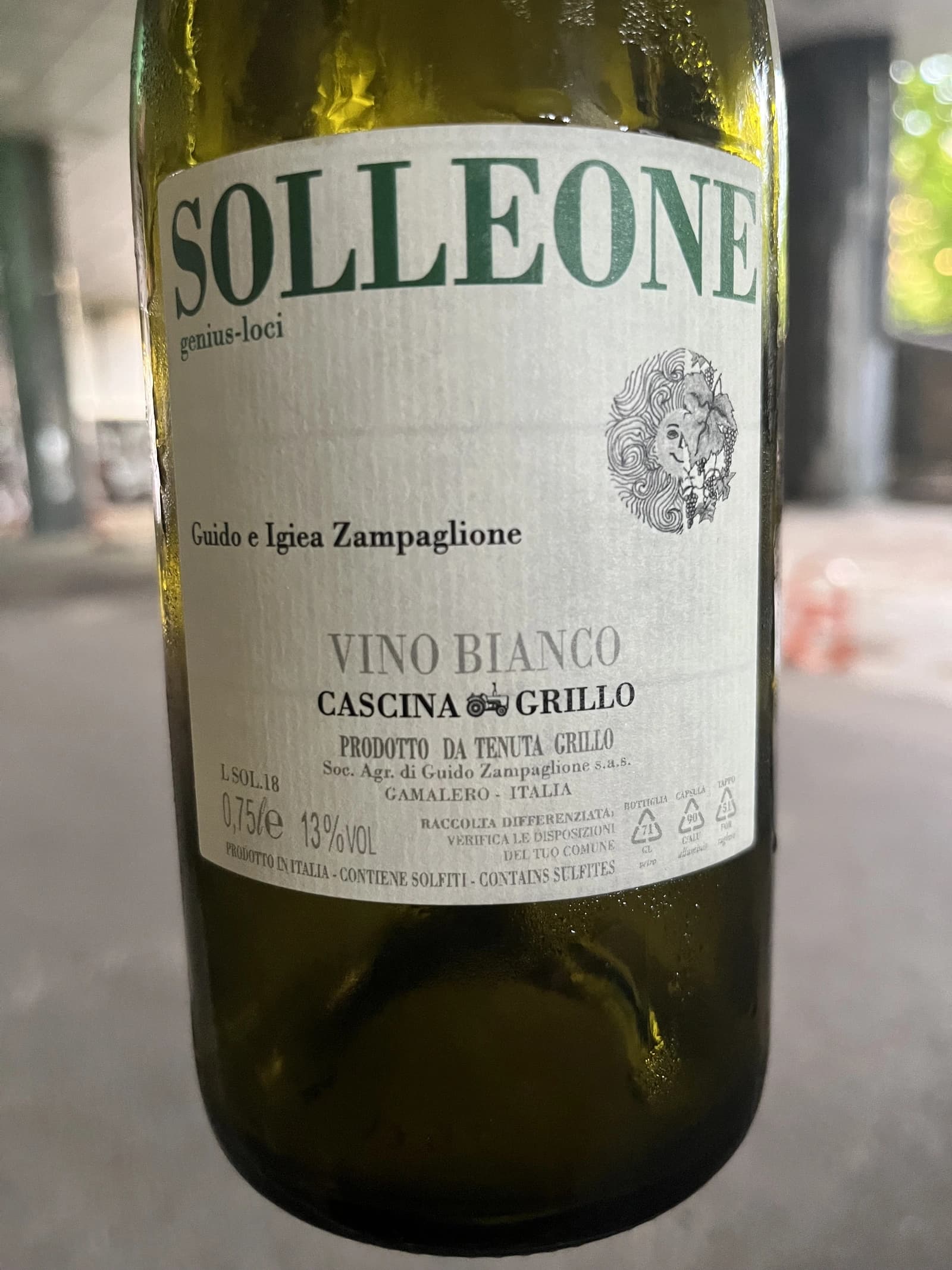 Tenuta Grillo Solleone 2018